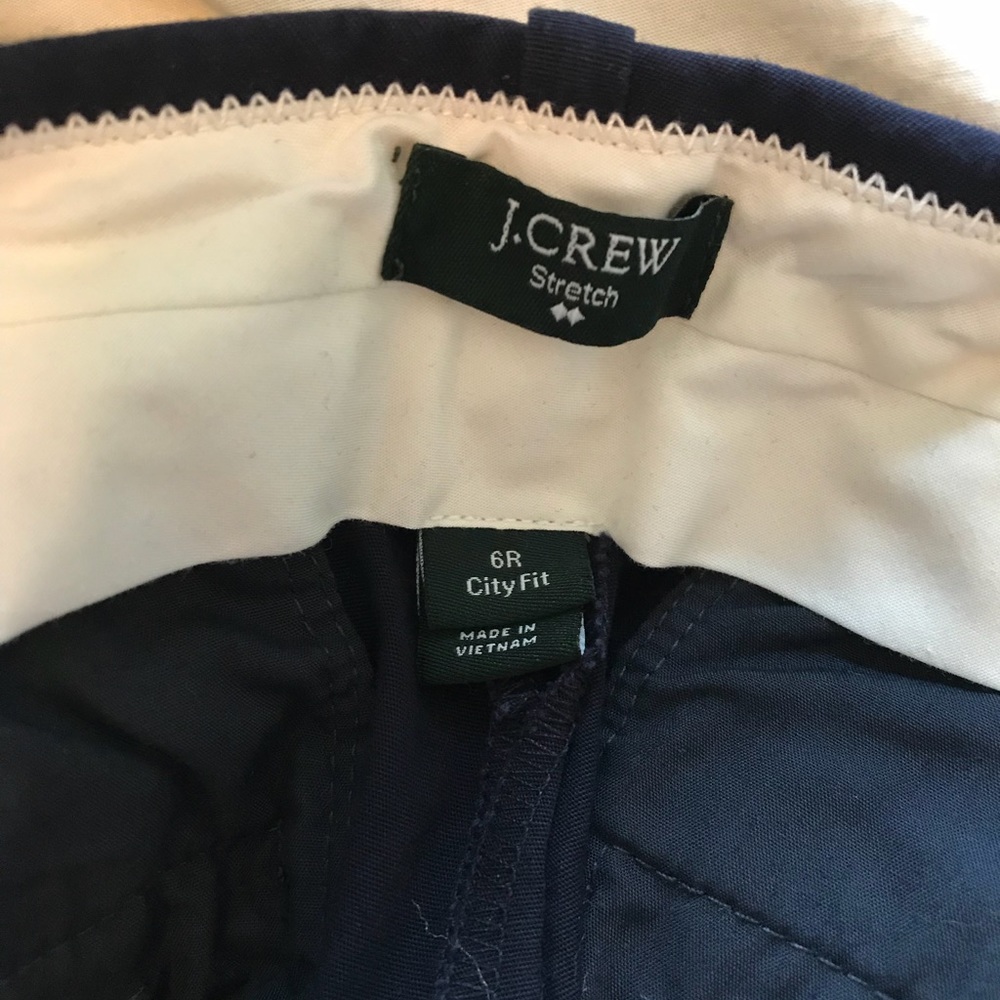 J Crew Stretch Work pants NAVY